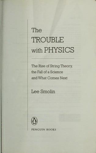 The trouble with physics