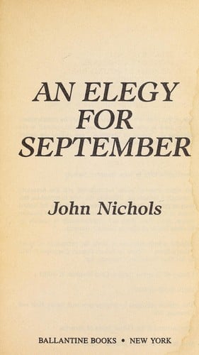An elegy for September