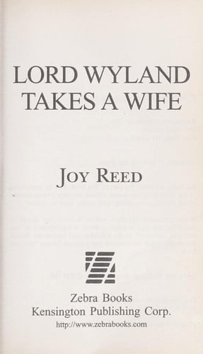 Lord Wyland Takes a Wife