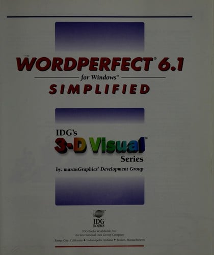 WordPerfect 6.1 for windows, simplified