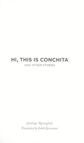Hi, this is Conchita and other stories