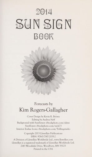 Llewellyn's 2014 sun sign book