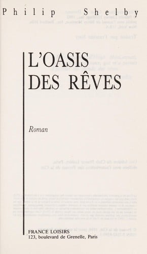 L'oasis des reves