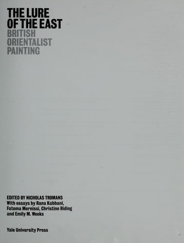 The lure of the East : British orientalist painting