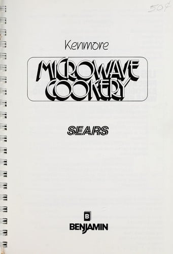 Kenmore microwave cookery