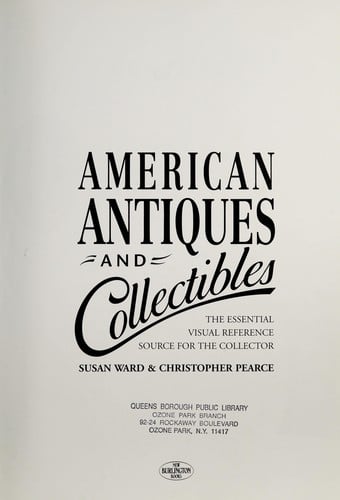 American antiques and collectibles