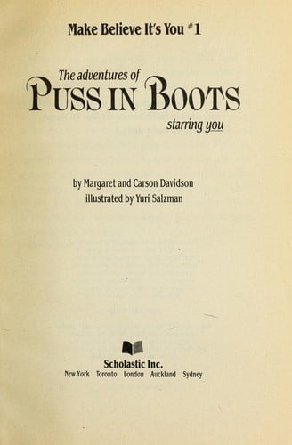 The adventures of Puss and Boots