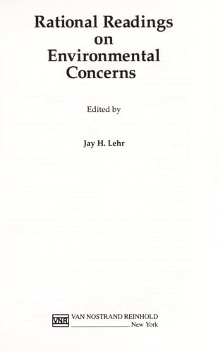 Rational readings on environmental concerns