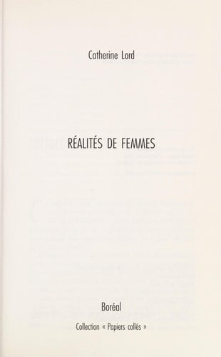 Réalités de femmes