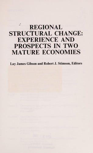 Regional structural change