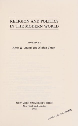 Religion and politics in the modern world