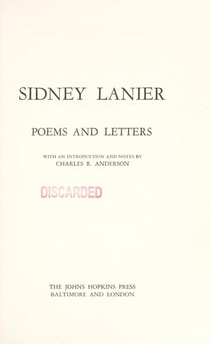 Sidney Lanier