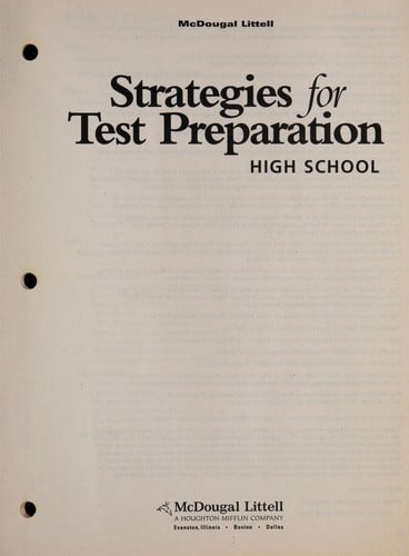 Strategies for test preparation