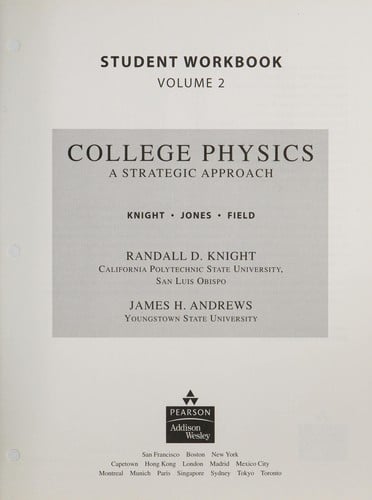 Student workbook [for] College physics