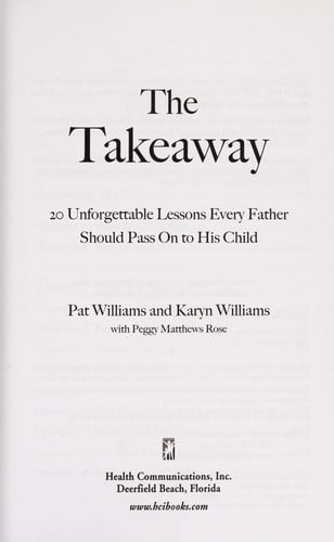 The takeaway