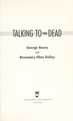 Talking to the dead
