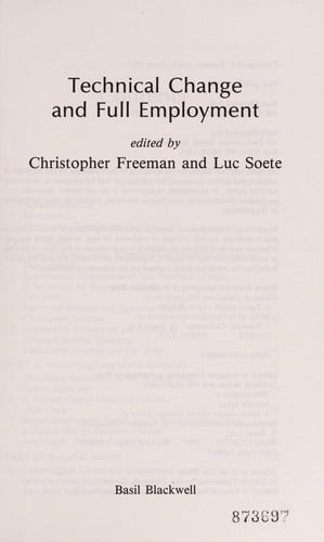 Technical change and full employment