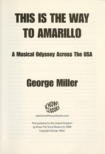 This is the way to Amarillo