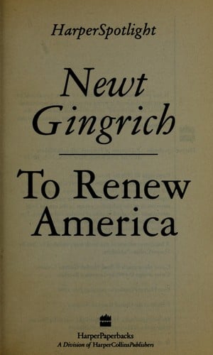To renew America