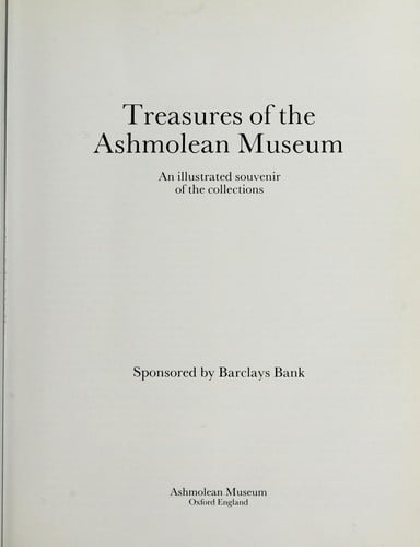Treasures of the Ashmolean Museum