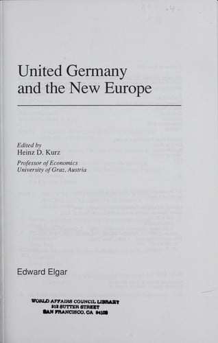 United Germany and the new Europe