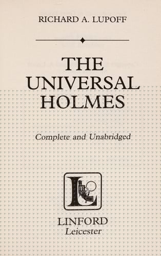 The universal Holmes