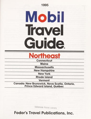1995 Mobil travel guide, Northeast