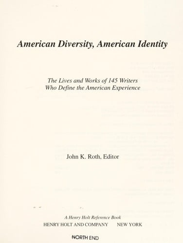 American diversity, American identity