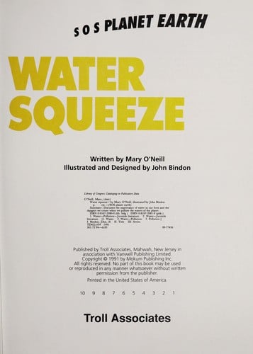 Water squeeze