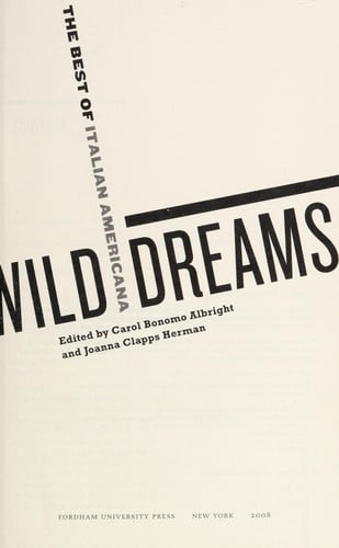 Wild dreams : the best of Italian Americana