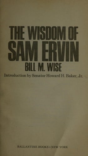 Wisdom of SAM Ervin