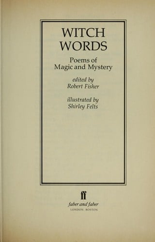 Witch words : poems of magic and mystery