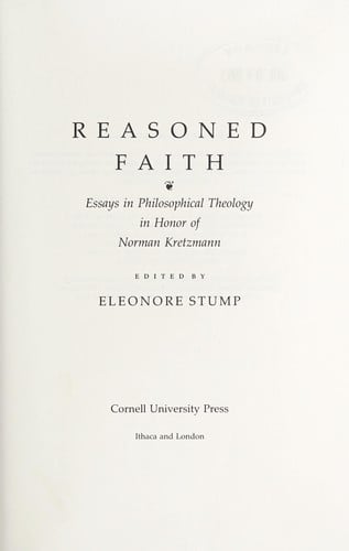 Reasoned faith