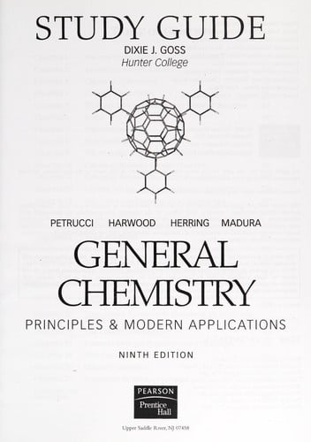 Study guide [to accompany] General chemistry