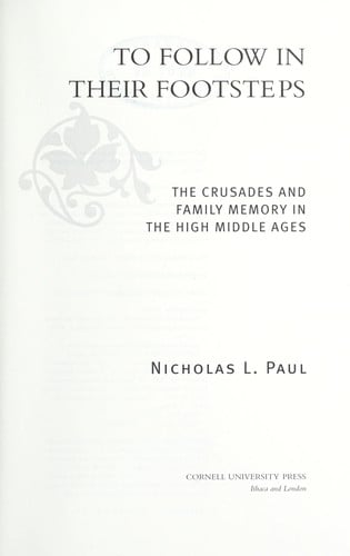 To follow in their footsteps