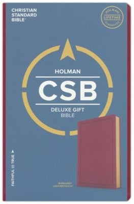 CSB DELUXE GIFT BURGUNDY BIBLE