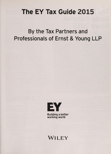 EY tax guide 2015