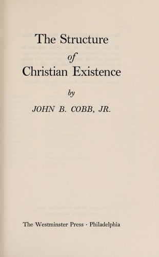 The structure of Christian existence