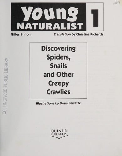Discovering Spiders, Snails and Other Creepy Crawlies (Young Naturalist 1)