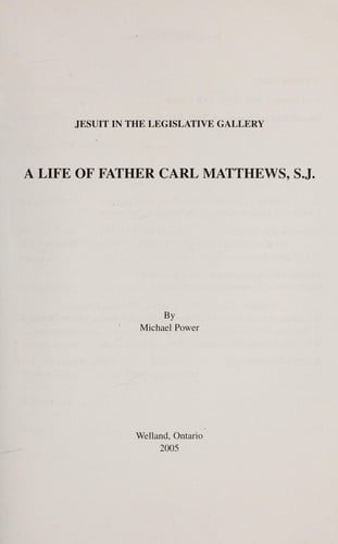 Jesuit in the Legislative gallery