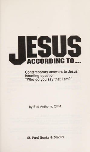 Jesus according to--
