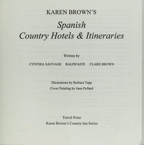 Karen Brown's Spanish country inns & itineraries