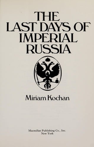 The last days of imperial Russia