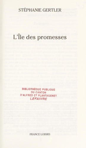 L'île des promesses