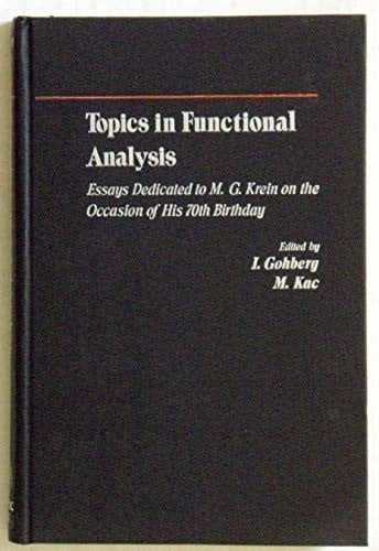 Topics in functional analysis