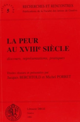 La peur au XVIIIe siècle