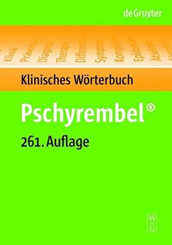 Pschyrembel Klinisches Worterbuch/ Pschyrembel Clinical Dictionary (German Edition)