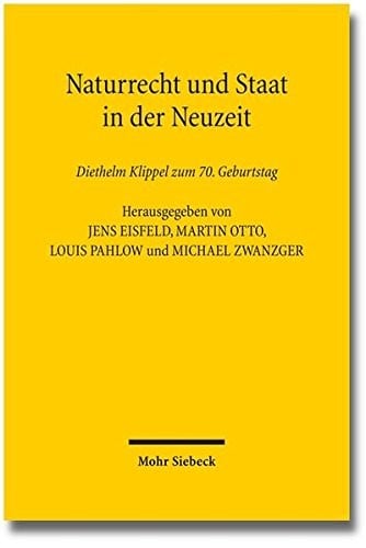 Naturrecht und Staat in der Neuzeit (German Edition)