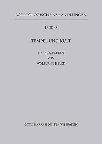 Tempel Und Kult (Agyptologische Abhandlungen) (German Edition)