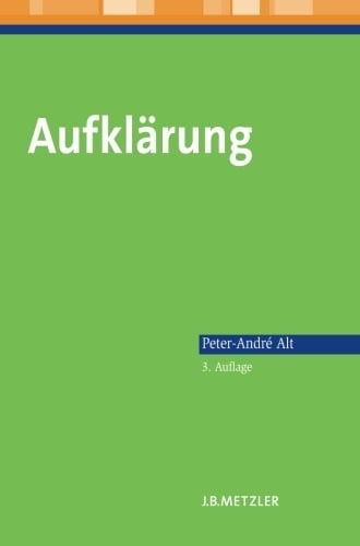 Aufklärung: Lehrbuch Germanistik (German Edition)